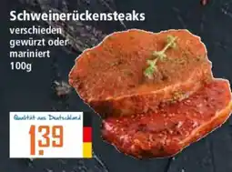 Klaas und Kock Schweinerückensteaks Angebot