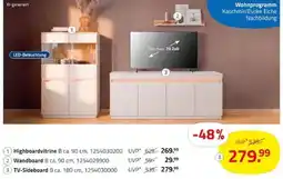 ROLLER Wohnprogramm Kaschmir/Evoke Eiche Nachbildung Angebot