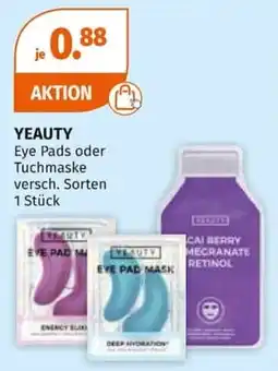 Müller YEAUTY Eye Pads oder Tuchmaske Angebot