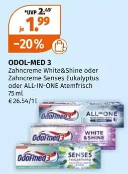 Müller ODOL-MED 3 Zahncreme Angebot