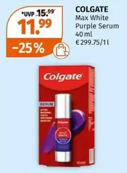 Müller Colgate Max White Purple Serum Angebot