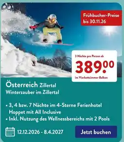 Aldi Süd Winterzauber im Zillertal Angebot