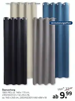 ROLLER Ösenvorhang Angebot