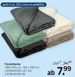 ROLLER Flanelldecke Angebot