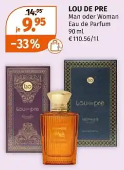 Müller Lou de Pre Man oder Woman Eau de Parfum Angebot