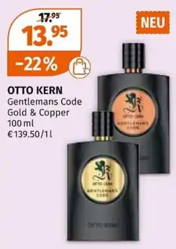 Müller OTTO KERN Gentlemans Code Gold & Copper Angebot
