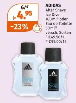 Müller ADIDAS After Shave Ice Dive Angebot