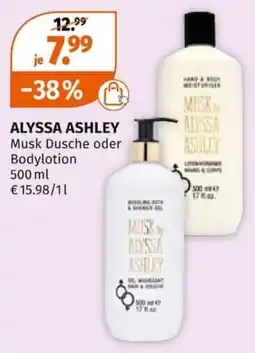 Müller ALYSSA ASHLEY Musk Dusche oder Bodylotion Angebot