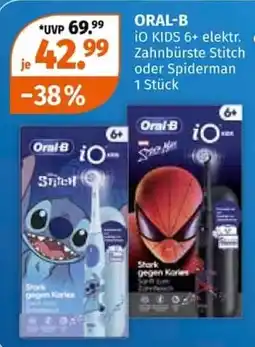 Müller ORAL-B iO KIDS 6+ elektr. Zahnbürste Stitch oder Spiderman Angebot