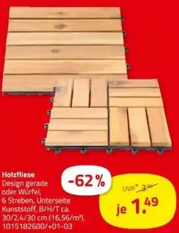 ROLLER Holzfliese Angebot