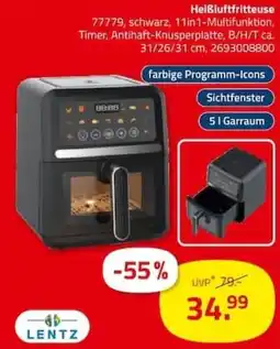 ROLLER Heißluftfritteuse LENTZ Angebot