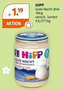 Müller HIPP Gute Nacht Brei Angebot