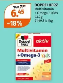 Müller Doppelherz Multivitamin + Omega-3 Kids Angebot