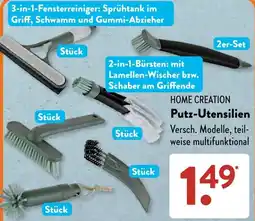 Aldi Süd HOME CREATION Putz-Utensilien Angebot