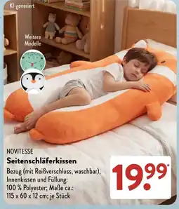 Aldi Süd NOVITESSE Seitenschläferkissen Angebot