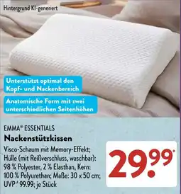 Aldi Süd EMMA ESSENTIALS Nackenstützkissen Angebot
