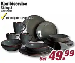 Poco Kombiservice Steingut Angebot