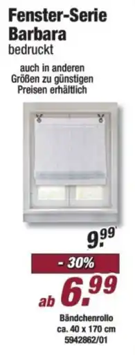 Poco Fenster-Serie Barbara bedruckt Angebot