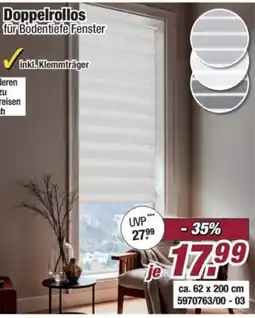 Poco Doppelrollo für Bodentiefe Fenster Angebot