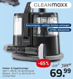 ROLLER CLEANmaxx Polster- & Teppichreiniger Angebot