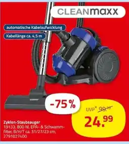 ROLLER CLEANmaxx Zyklon-Staubsauger Angebot