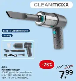 ROLLER CLEANmaxx Akku-Handstaubsauger Angebot