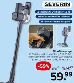 ROLLER SEVERIN Akku-Staubsauger Angebot