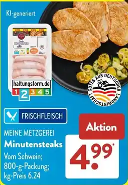 Aldi Süd Minutensteaks Angebot