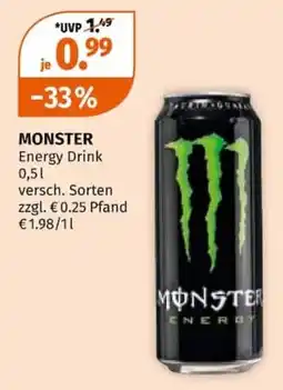 Müller MONSTER Energy Drink Angebot