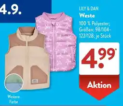 Aldi Süd LILY & DAN Weste Angebot