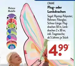 Aldi Süd CRANE Flug- oder Lenkdrachen Angebot