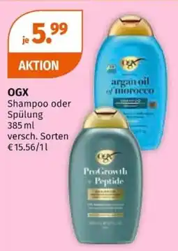 Müller OGX Shampoo oder Spülung Angebot