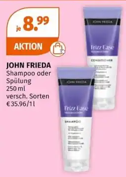 Müller JOHN FRIEDA Shampoo oder Spülung Angebot