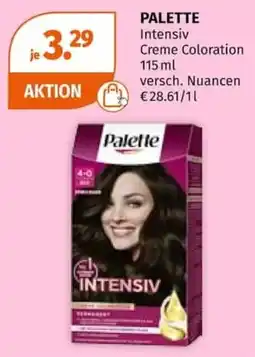 Müller Palette Intensiv Creme Coloration Angebot
