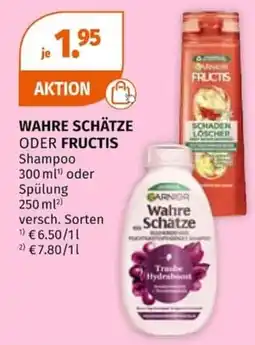Müller Wahre Schätze Shampoo oder Spülung Angebot