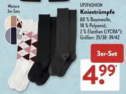 Aldi Süd UP2FASHION Kniestrümpfe Angebot