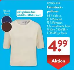 Aldi Süd UP2FASHION Feinstrick-pullover Angebot