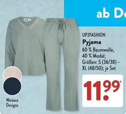 Aldi Süd UP2FASHION Pyjama Angebot