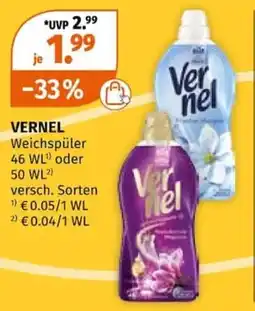 Müller Vernel Weichspüler Angebot