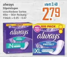 Klaas und Kock always Slipeinlagen Angebot