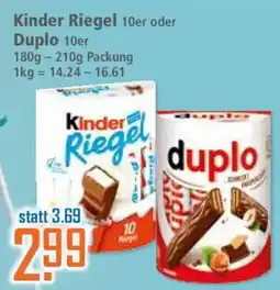 Klaas und Kock Kinder Riegel Angebot