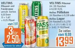 Klaas und Kock VELTINS Pilsener und Fassbrause Angebot