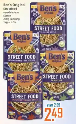 Klaas und Kock Ben's Original Streetfood Angebot