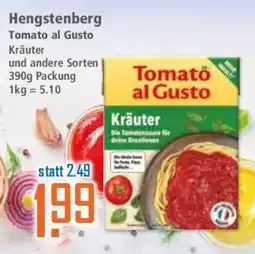Klaas und Kock Hengstenberg Tomato al Gusto Kräuter Angebot