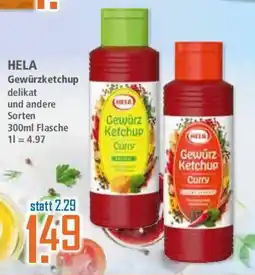 Klaas und Kock HELA Gewürzketchup Curry Angebot