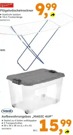 Globus Baumarkt Flügelwäschetrockner TravelLine Angebot
