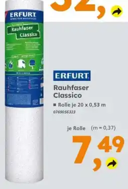 Globus Baumarkt ERFURT Rauhfaser Classico Angebot