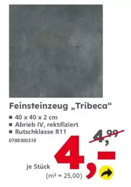 Globus Baumarkt Feinsteinzeug "Tribeca" Angebot