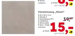 Globus Baumarkt Feinsteinzeug „Miami“ Angebot