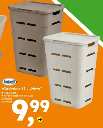 Globus Baumarkt Tontarelli Wäschebox 45 L „Maya“ Angebot